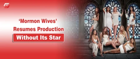 Cast of Mormon Wives posing in white dresses for a production update on Stuffablog.com.