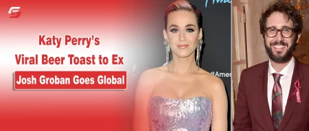Katy Perry Chugs Beer to Celebrate Josh Groban Engagement